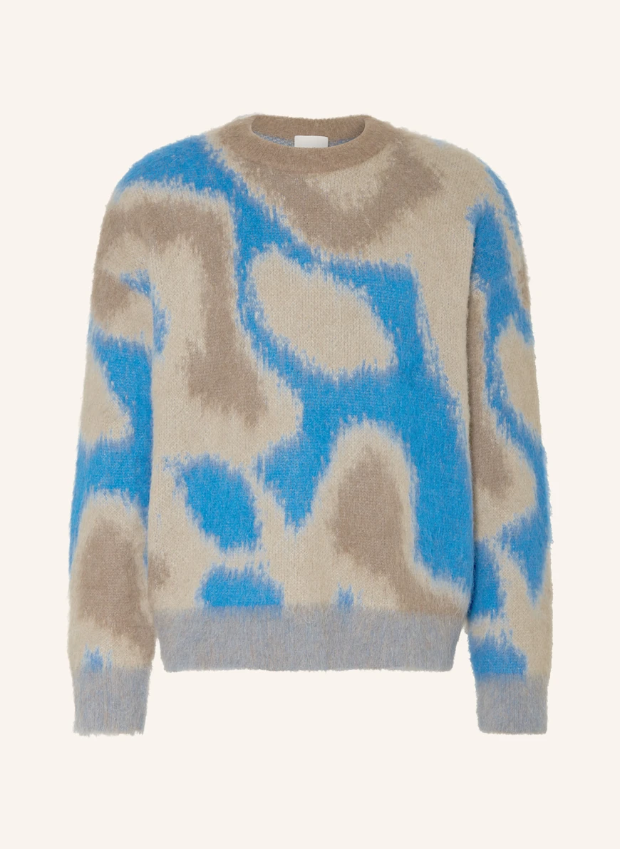 Calvin Klein Sweater with alpaca BEIGE / CAMEL / LIGHT BLUE