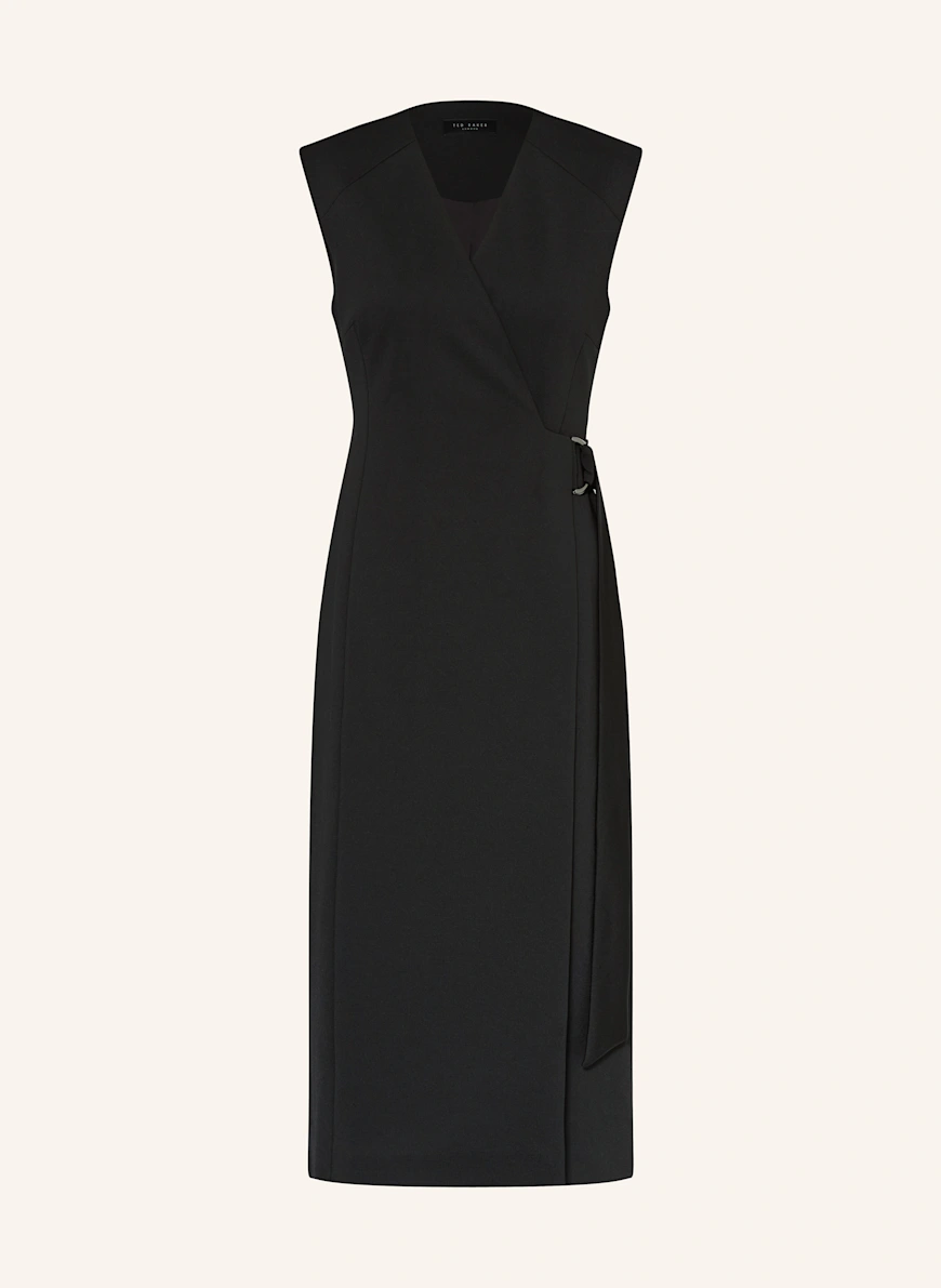 TED BAKER Wickelkleid INDRIB SVART