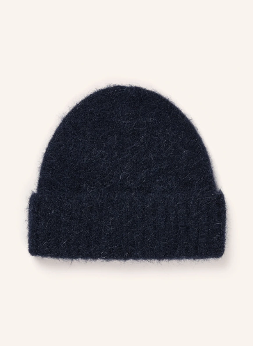 SAMSØE SAMSØE SAJEANNE hat with alpaca DARK BLUE