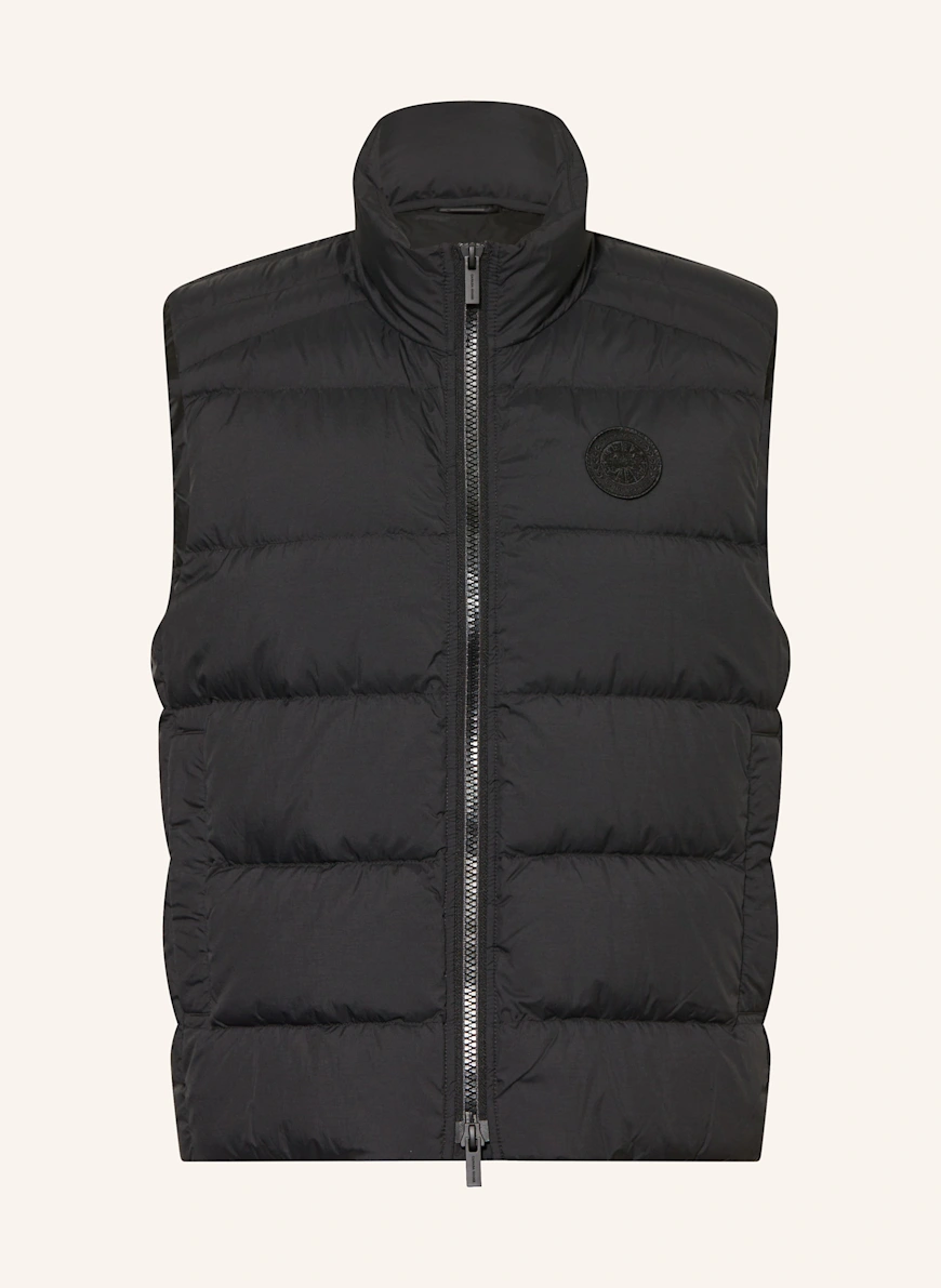 CANADA GOOSE Down vest CROFTON BLACK