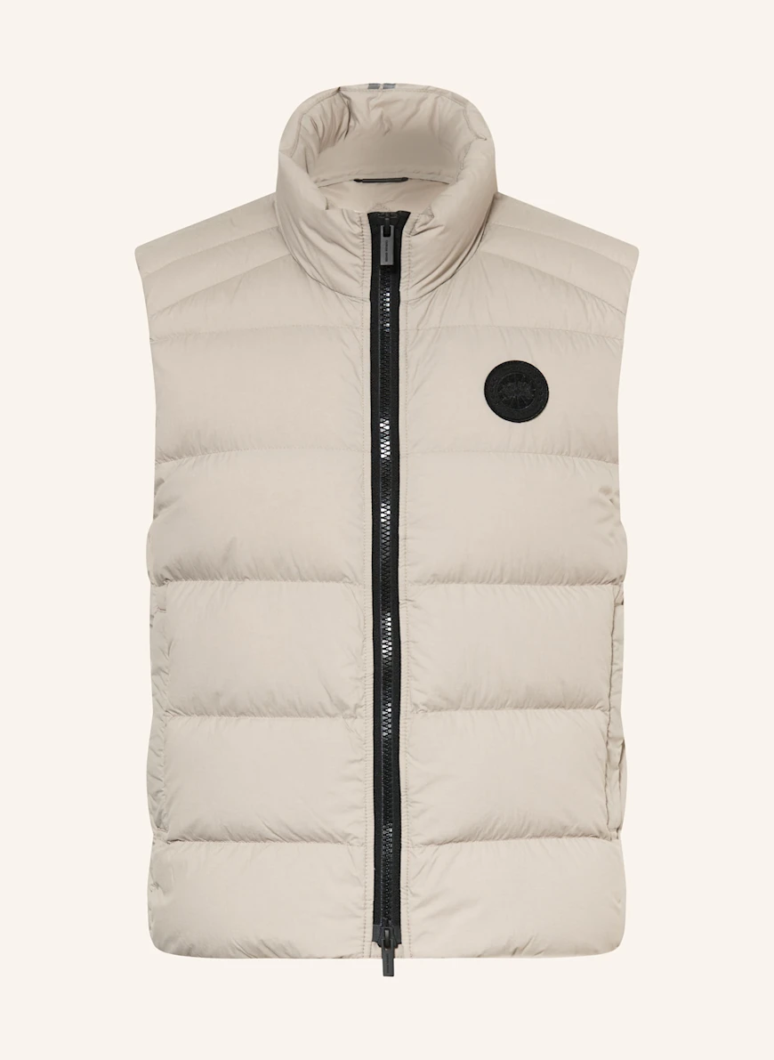 CANADA GOOSE Down vest CROFTON BEIGE