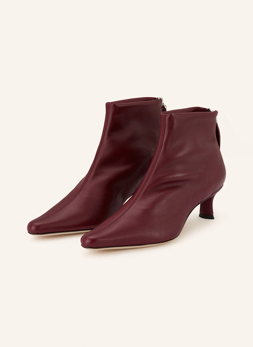 BY FAR STEVIE ankle boots DARK RED
