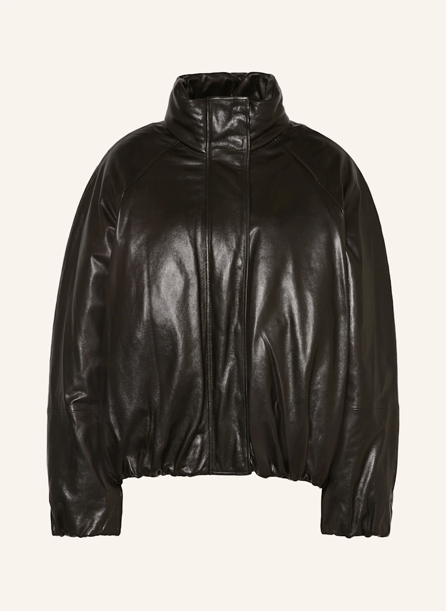 Proenza Schouler Leather bomber jacket LANEY BLACK
