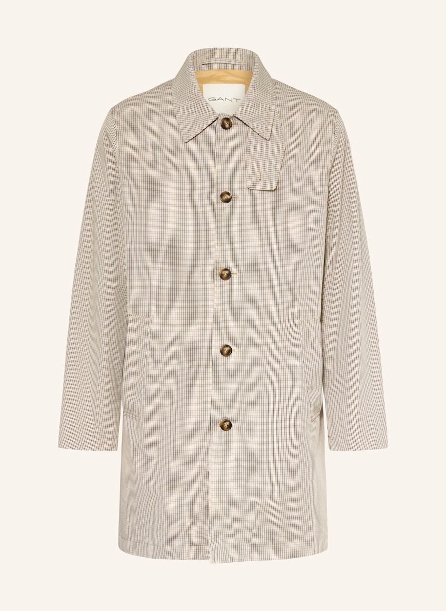 GANT Trench coat BEIGE / DARK BLUE