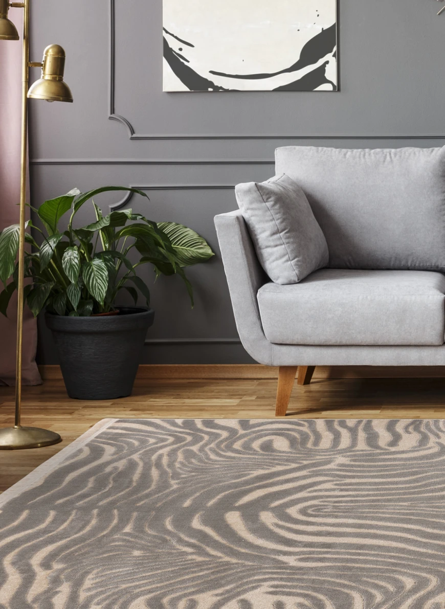 InStyle x Kayoom Teppich ADEON 400 in grau GE6952