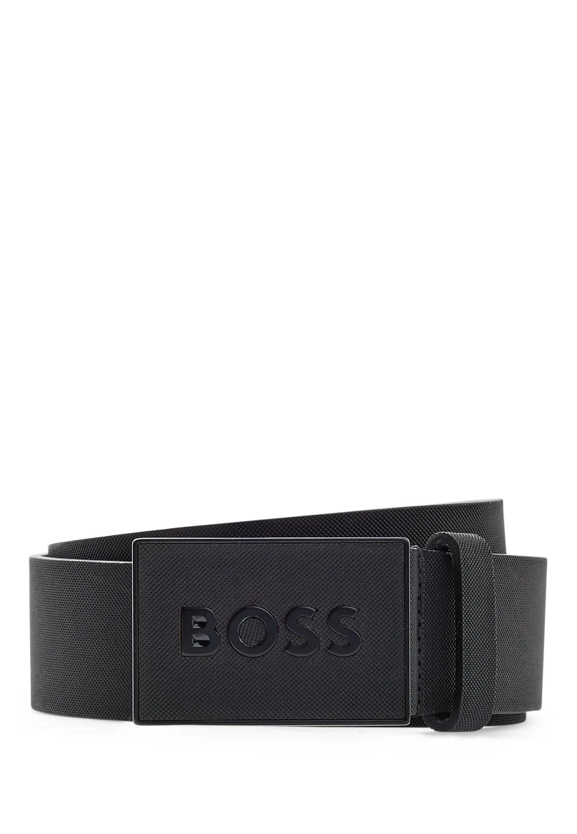 BOSS Casual Gürtel BOSS_ICON-S1_SZ40 in schwarz