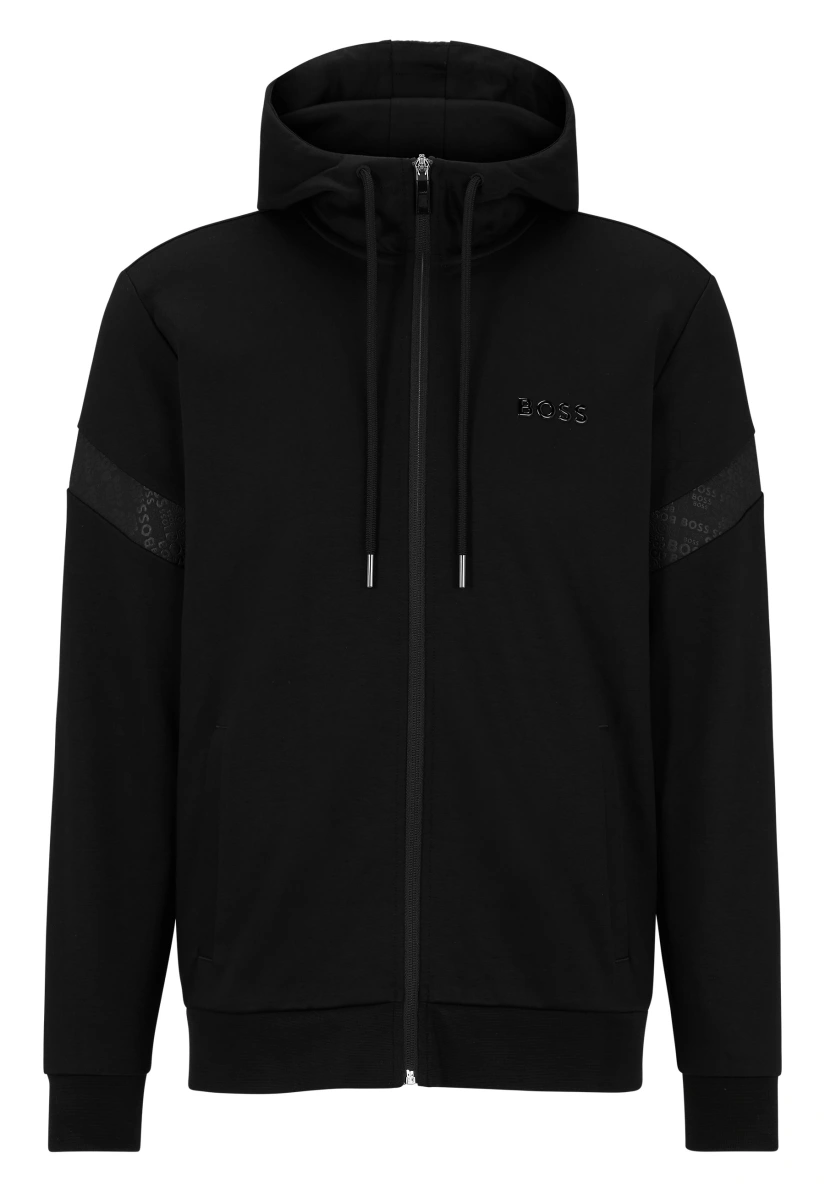 BOSS Sweatshirt SAGGY MIRROR Relaxed Fit in schwarz