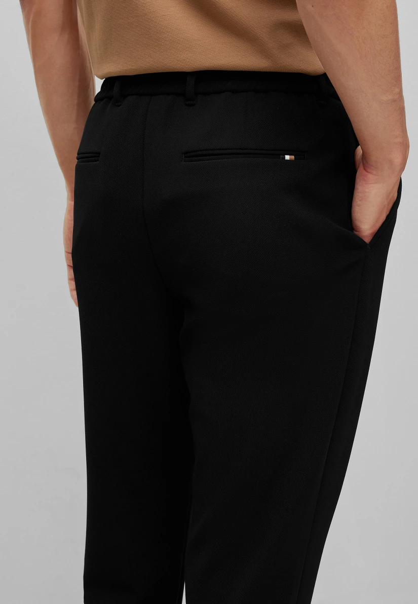 BOSS Business Hose C-PERIN-J-RDS-232 Relaxed Fit in schwarz NF8482