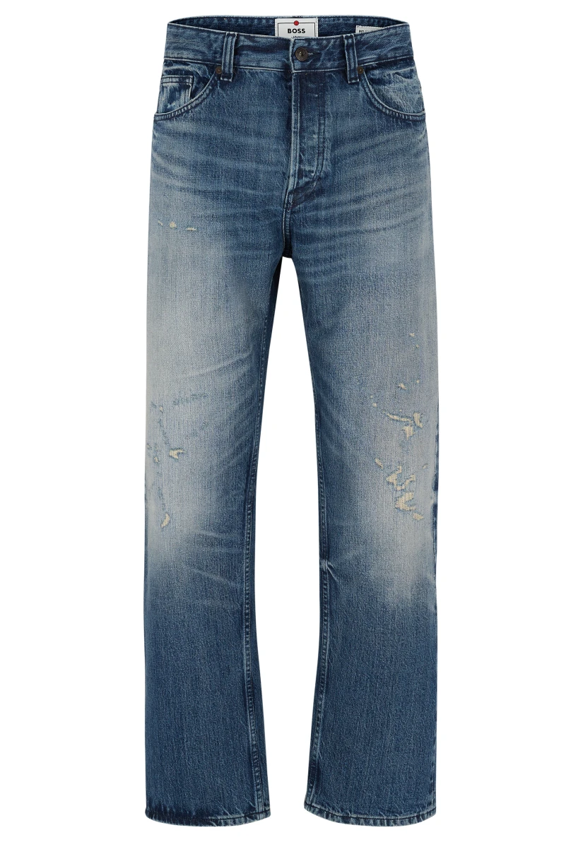 BOSS Jeans RELAXED STRAIGHT FIT in blau