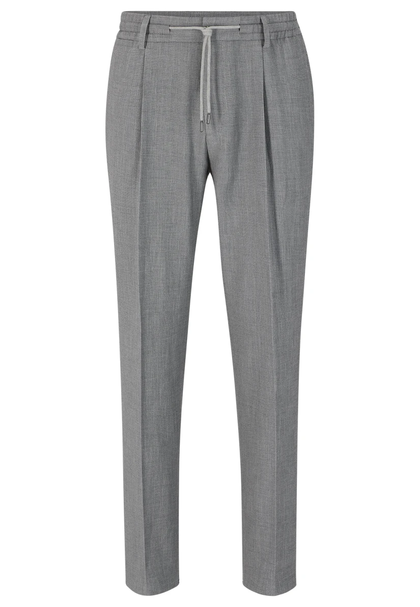 BOSS Business Hose T-GEE-DS-224 Slim Fit in silber