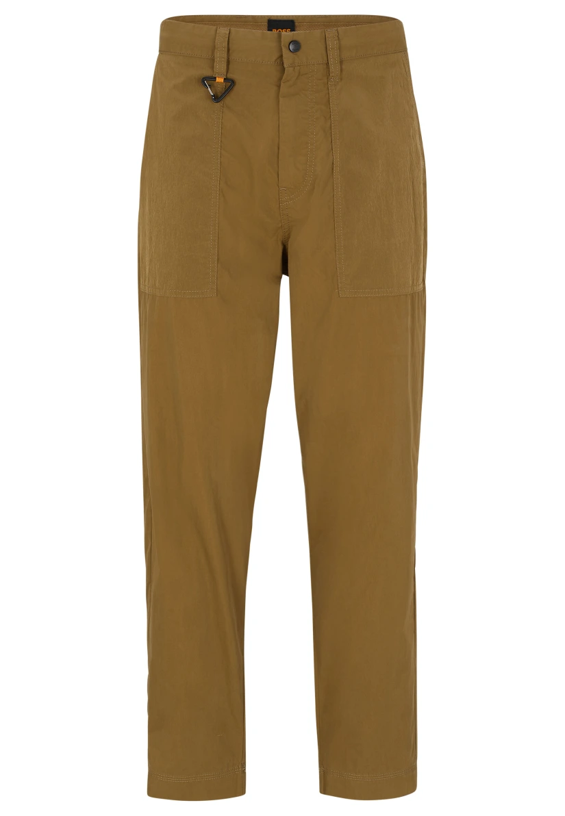 BOSS Casual Hose STATUM-PP Relaxed Fit in beige