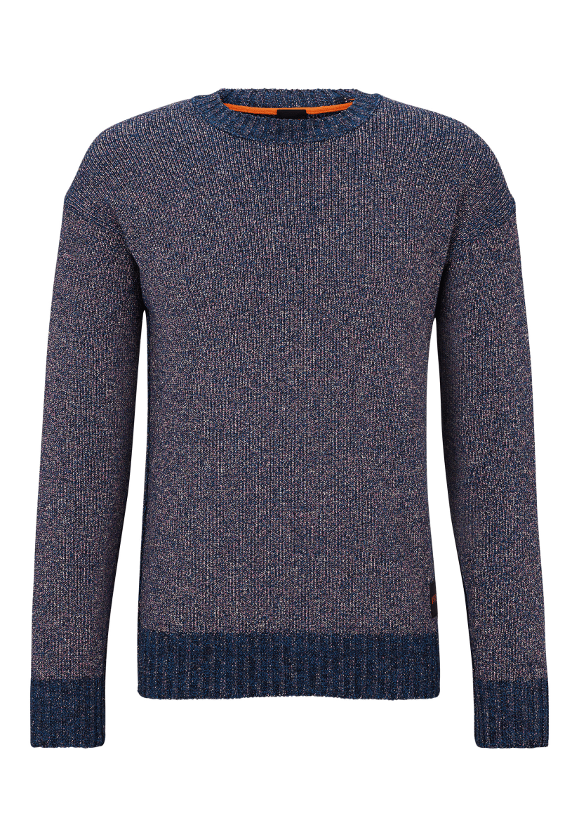 BOSS Pullover ANROE Relaxed Fit in dunkelblau