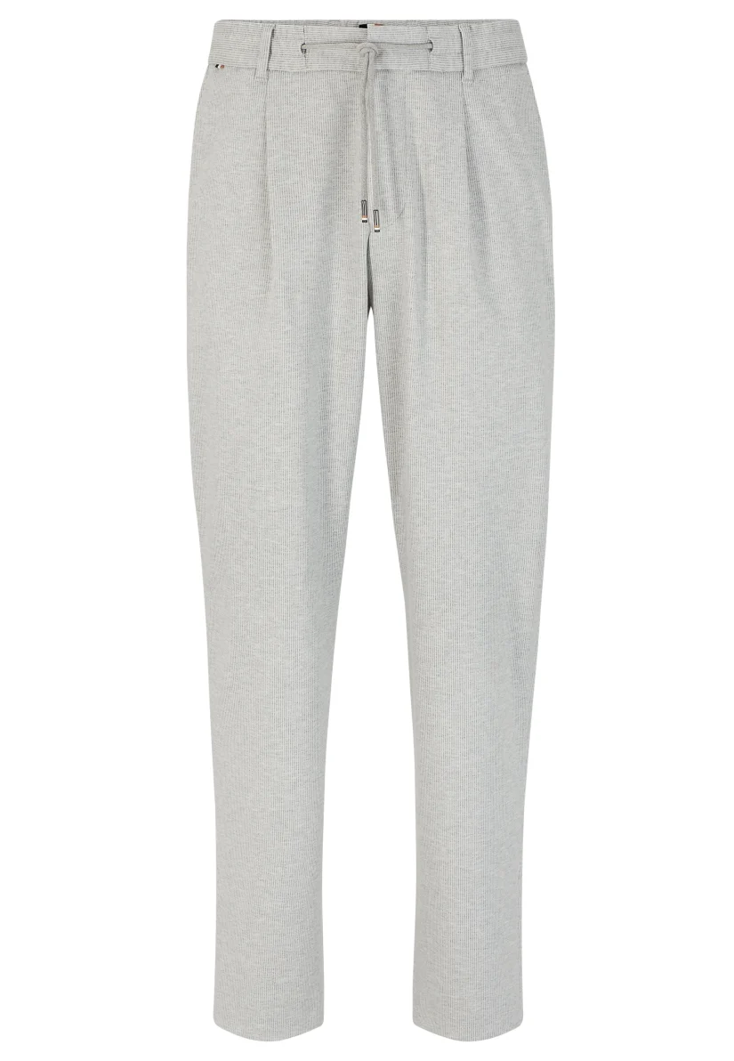 BOSS Business Hose C-PERIN-J-RDS-232 Relaxed Fit in silber