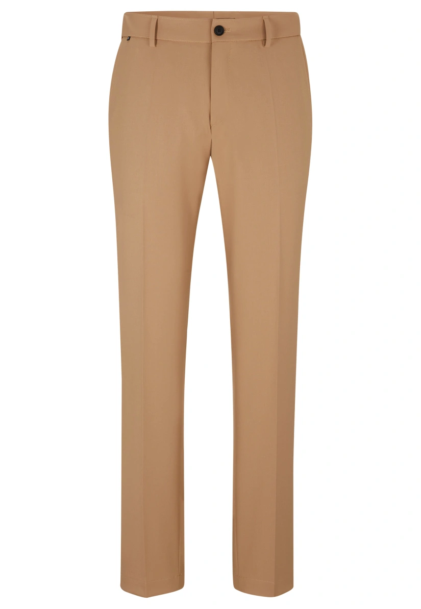 BOSS Business Hose P-GENIUS-232 Slim Fit in beige