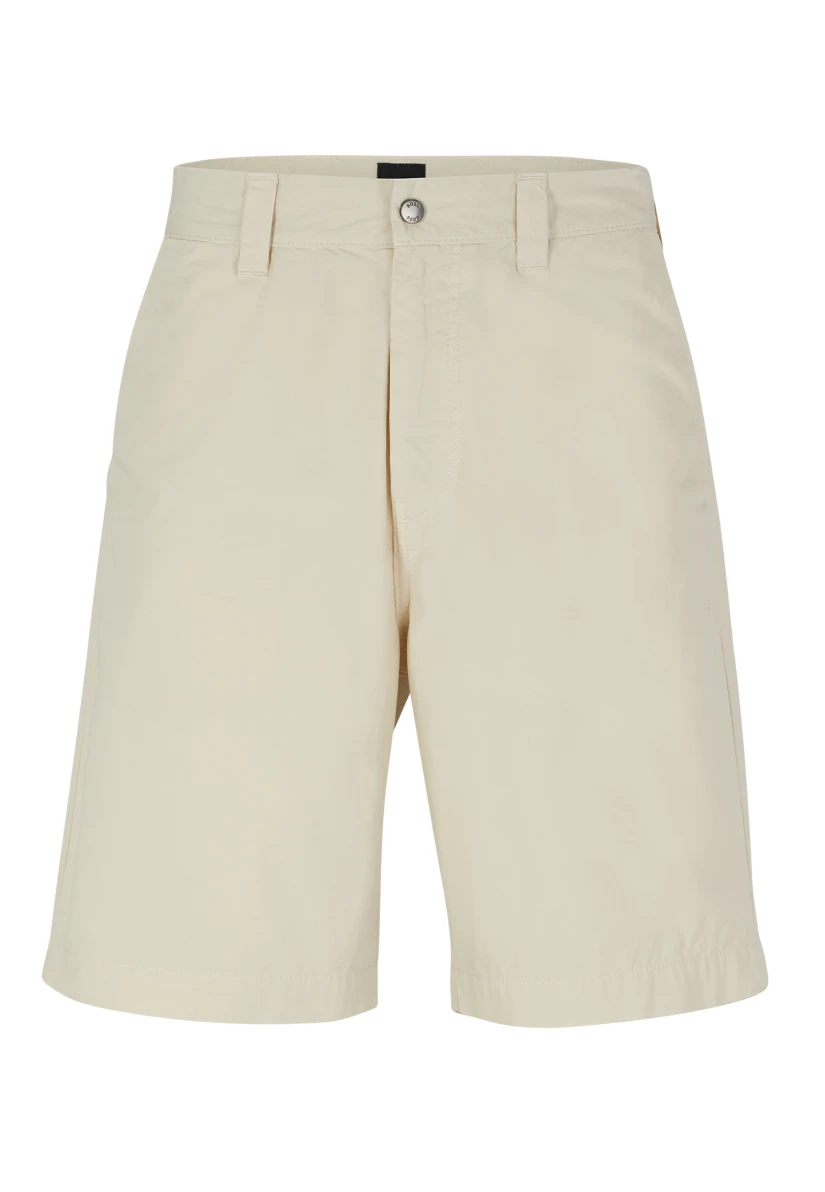 BOSS Casual Hose STATUM-SHORTS Relaxed Fit in beige