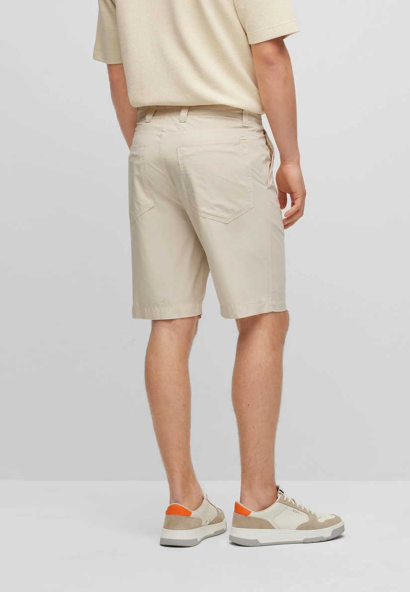 BOSS Casual Hose STATUM-SHORTS Relaxed Fit in beige NF7964