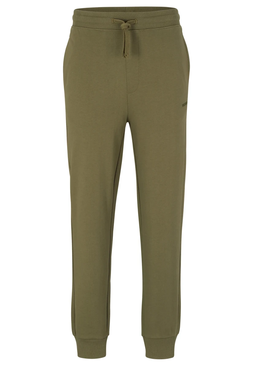 HUGO Casual Hose DAYOTE232 Regular Fit in grün/ hellgrün