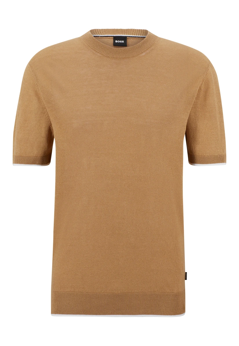 BOSS Pullover GIACCO Regular Fit in beige
