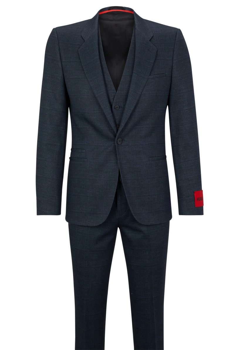 HUGO Business Anzug ARTI/HESTEN232V1J Extra-Slim Fit in dunkelblau