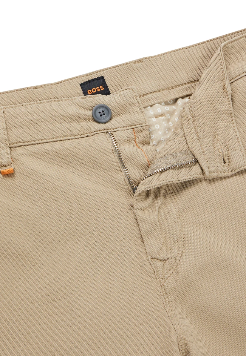 BOSS Short SCHINO-TABER-SHORTS Tapered Fit in beige NF7957