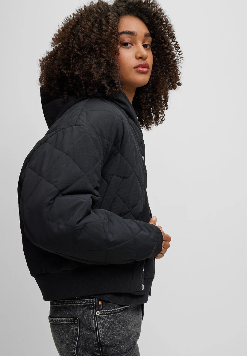 BOSS Casual Jacke C_POMADA Regular Fit in schwarz