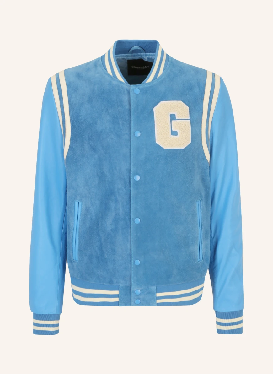goosecraft Collegejacke in blaugrau