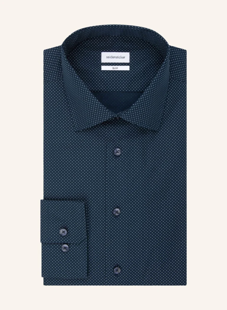 seidensticker Business Hemd Slim Fit in dunkelblau