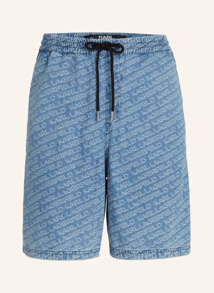 KARL LAGERFELD Shorts in blau