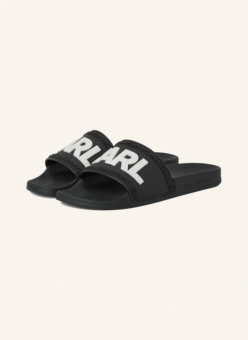 KARL LAGERFELD Sandalen in schwarz