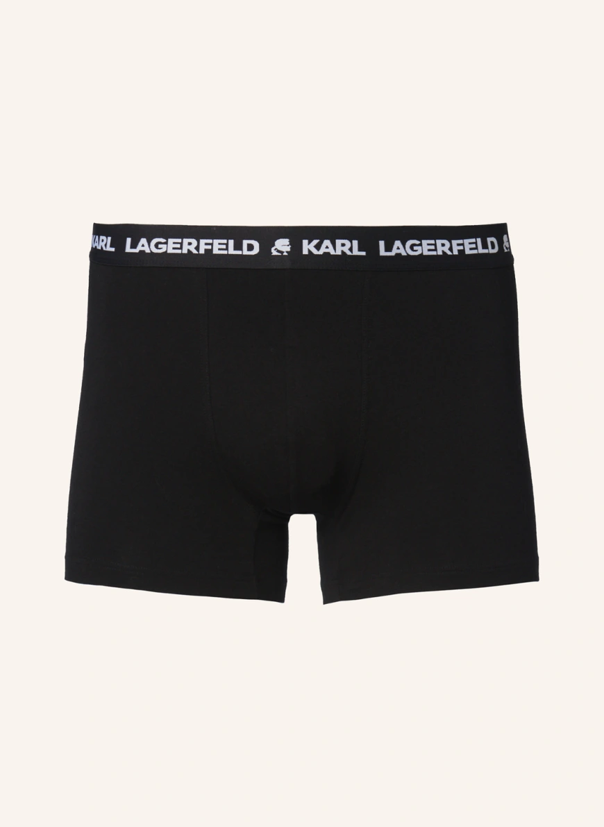KARL LAGERFELD 3er-Pack Boxershorts in schwarz