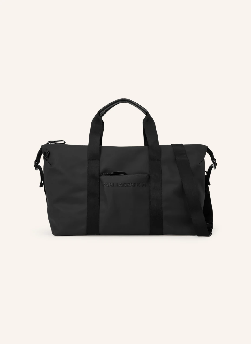 KARL LAGERFELD Weekender in schwarz