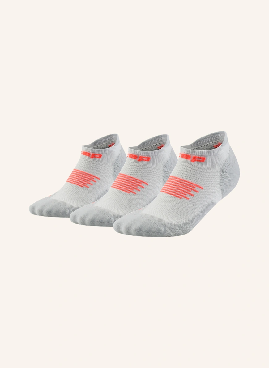 cep Laufsocken RUN 3-PACK NO SHOW mit Kompression GRAU