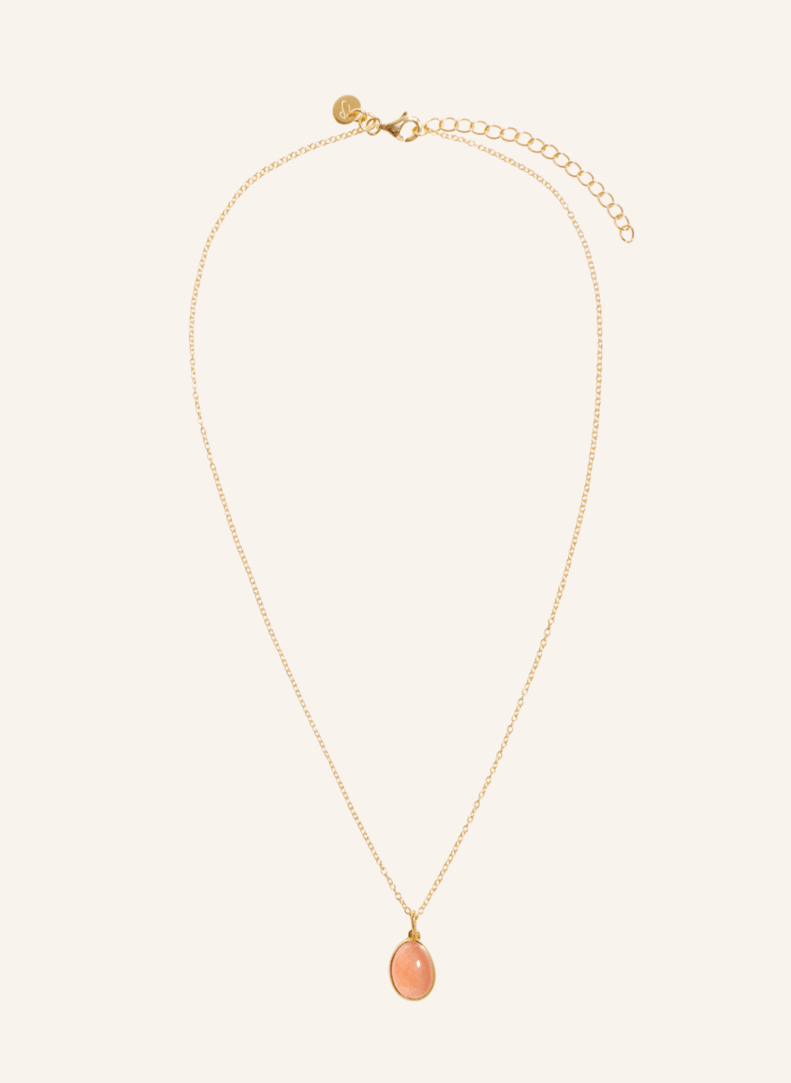 Pompidou Kette EDEN CORAL by GLAMBOU in gold