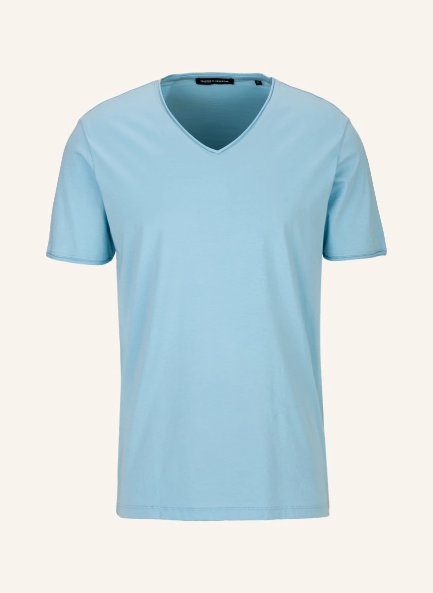 TRUSTED HANDWORK T-Shirt TEXAS in blau