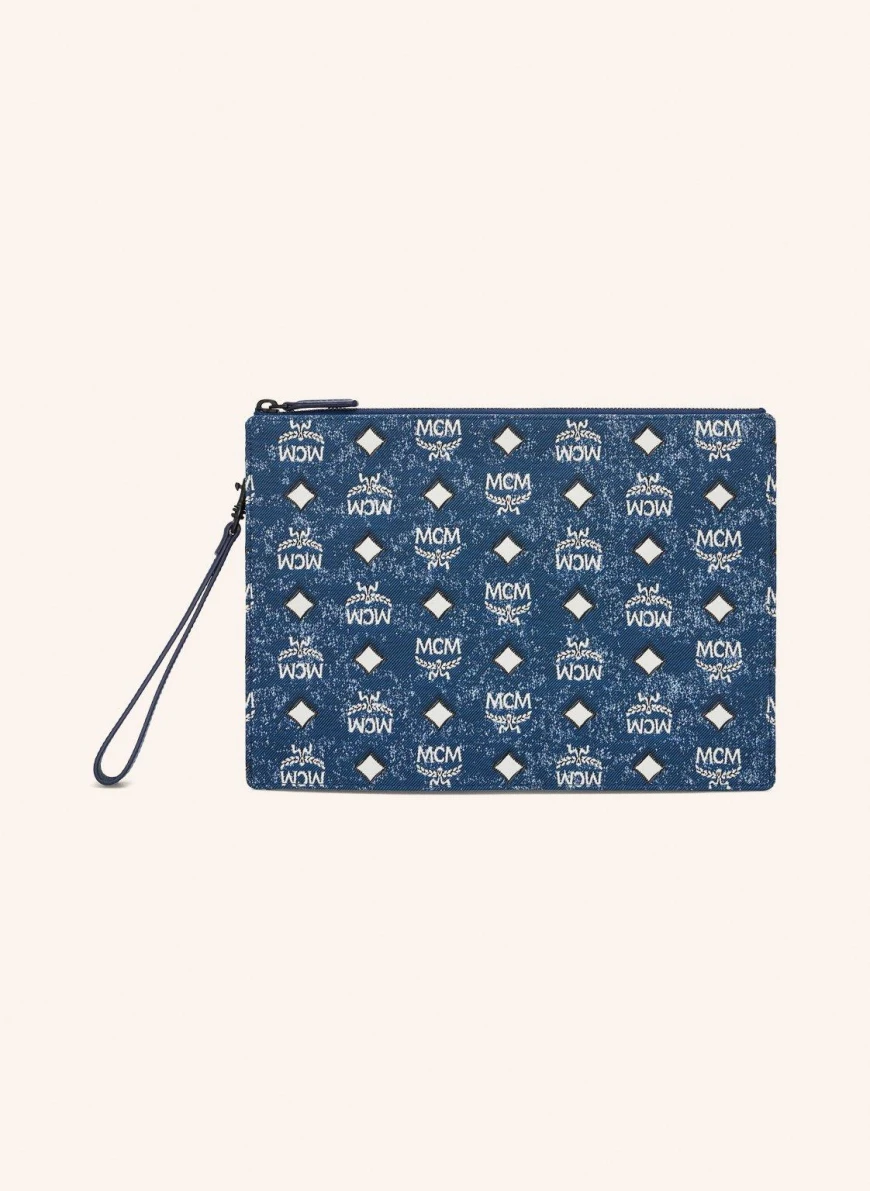MCM Pouch in blue