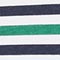 NAVY/ WEISS/ GRÜN GESTREIFT