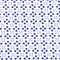 BLAU GEMUSTERT