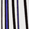 WEISS/ BLAU GESTREIFT