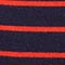 DUNKELBLAU/ ORANGE GESTREIFT