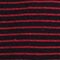 SCHWARZ/ ROT GESTREIFT
