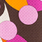 PINK/ ORANGE/ DUNKELBRAUN