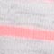 GRAU MELIERT/ NEONPINK GESTREIFT
