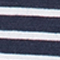 NAVY/ WEISS GESTREIFT
