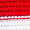 ROT/ WEISS GESTREIFT