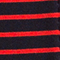 NAVY/ ROT GESTREIFT