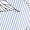 BLAU/ WEISS GESTREIFT