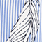 HELLBLAU/ WEISS GESTREIFT
