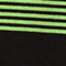 SCHWARZ/ NEONGRÜN GESTREIFT