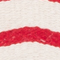 ROT/ ECRU GESTREIFT