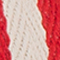 WEISS/ ROT GESTREIFT